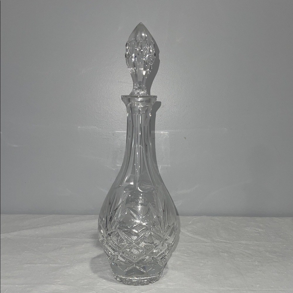 Royal Limited Decanter 24% Lead Crystal Czech Republic Barware Whiskey Cognac